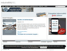 Tablet Screenshot of industriebau-online.de